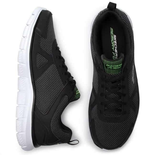 Fitness Shoes SKECHERS - Bucolo 52630/BKW Black/White Black, Grey - Image 5