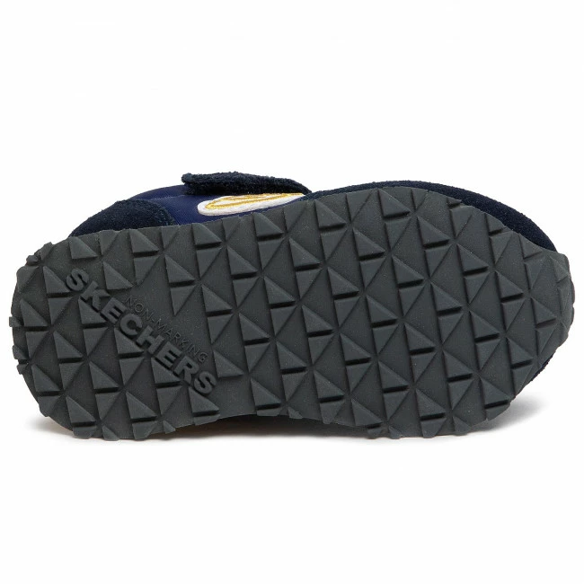 Velcro Sneakers SKECHERS - Gorvox 97366N/NVGD Navy/Gold Navy Blue - Image 4