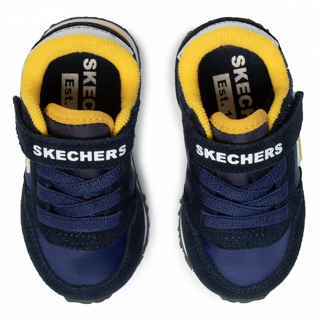 Velcro Sneakers SKECHERS - Gorvox 97366N/NVGD Navy/Gold Navy Blue - Image 5