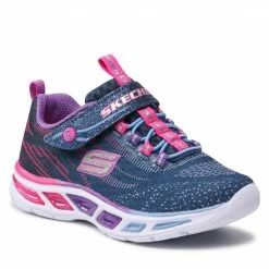 Velcro Trainers SKECHERS - Litebeams 10667L/NVMT Navy/Multi Navy Blue