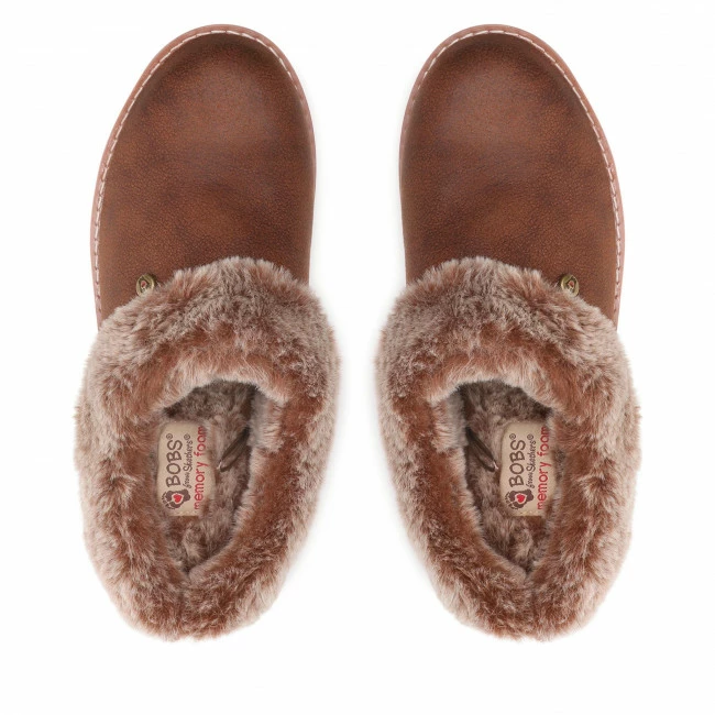 Slippers SKECHERS - BOBS Winter Rock 113423/BRN Brown Brown - Image 6