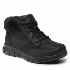 Ankle Boots SKECHERS - Warm Seeker 167258/BBK Black Black