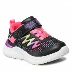 Velcro Trainers SKECHERS - 302434N/BKMT Radiant Swirl 1 Black, Colourful