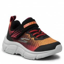 Velcro Trainers SKECHERS - Norvo 405035N Black/Red Black, Colourful