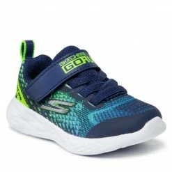 Velcro Footwear SKECHERS - Baxtux 97858N/NVLM Navy/Lime Navy Blue