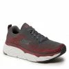 Fitness Footwear SKECHERS - Max Cushioning Elite 54430/CCRD Charcoal/Red Grey