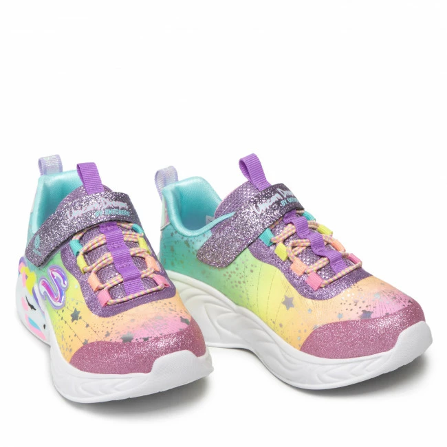 Velcro Trainers SKECHERS - Unicorn Dreams 302311L/PRMT Purple Multi Colourful - Image 5
