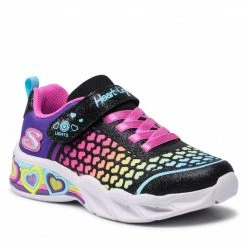 Velcro Trainers SKECHERS - Lovely Colors 302312L/BKMT Black/Multi Black, Colourful