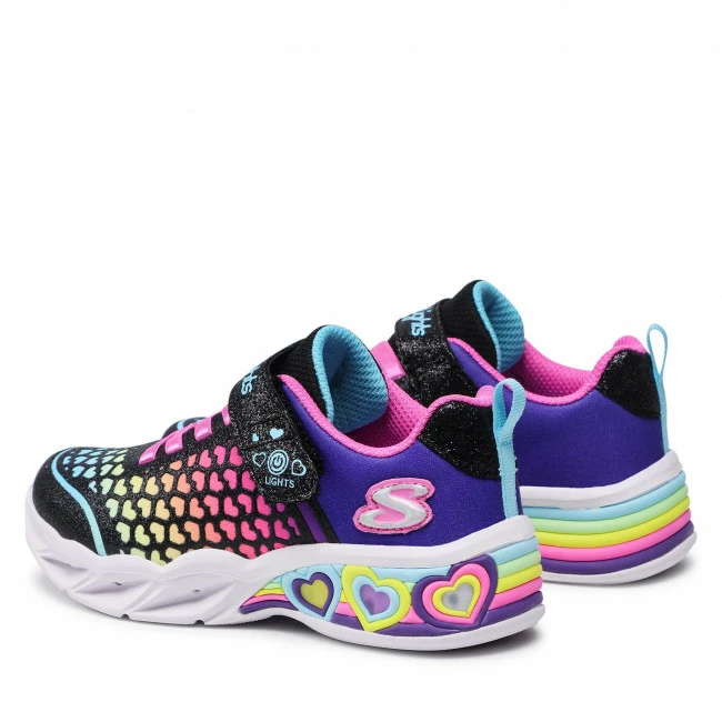 Velcro Trainers SKECHERS - Lovely Colors 302312L/BKMT Black/Multi Black, Colourful - Image 3