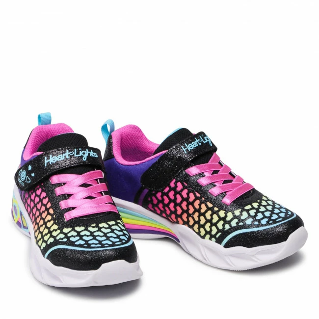 Velcro Trainers SKECHERS - Lovely Colors 302312L/BKMT Black/Multi Black, Colourful - Image 5