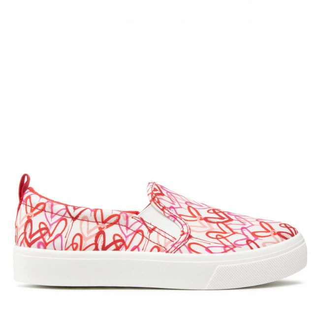 Sneakers Plimsolls SKECHERS - Poppy 155503/WRPK White/Red/Pink Red - Image 2