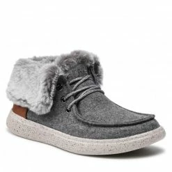 Ankle Boots SKECHERS - Cotton Tails 113446/GRY Gray Grey