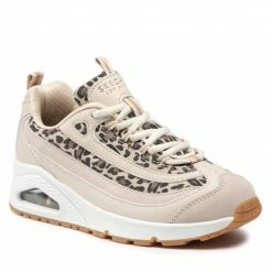 Sneakers Trainers SKECHERS - Wild Streets 73674/WHLD White/Leopard Beige