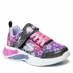 Velcro Trainers SKECHERS - Star Sparks 302324L/BKMT Black/Multi Purple, Colourful