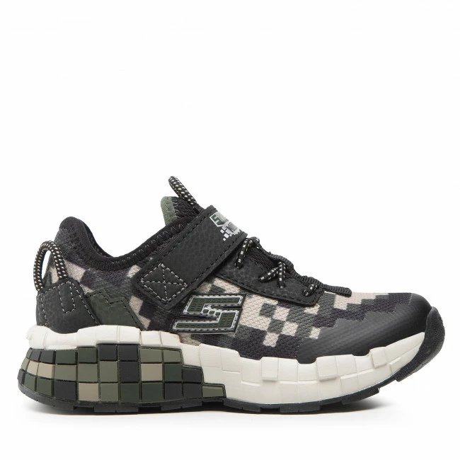 Velcro Trainers SKECHERS - Mega-Craft 400000L/BKOL Black/Olive Black - Image 2