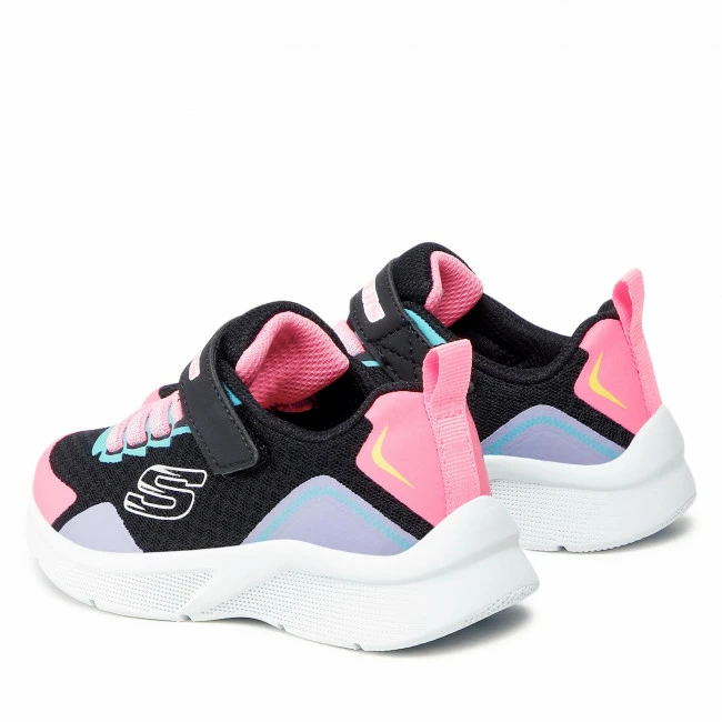 Velcro Trainers SKECHERS - Bright Retros 302348L/BKMT Black/Multi Black, Colourful - Image 3