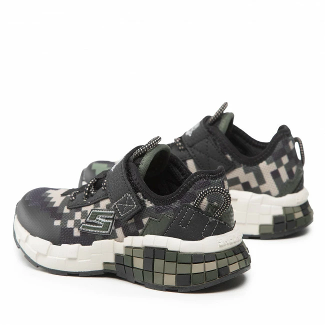 Velcro Trainers SKECHERS - Mega-Craft 400000L/BKOL Black/Olive Black - Image 3