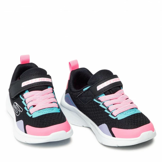 Velcro Trainers SKECHERS - Bright Retros 302348L/BKMT Black/Multi Black, Colourful - Image 5