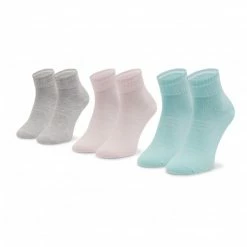 Women's High Socks SKECHERS - SK42017 6060 Blue, Pink, Grey