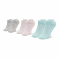 3 Pairs Of Unisex Low Socks SKECHERS - SK43022/6060 Pastel Turquoise Pink, Grey, Green