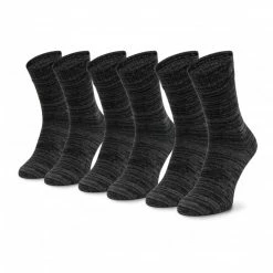 3 Pairs Of Unisex High Socks SKECHERS - SK41040 Dark Grey Random 9704 Grey